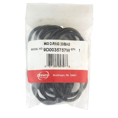 Danco Danco 1-3/8 in. D X 1-1/8 in. D Rubber O-Ring 20 pk 35757W